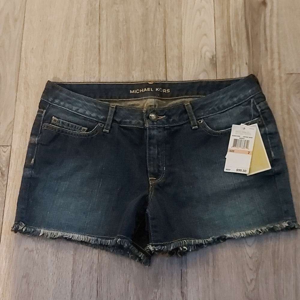 Nwt Michael Kors Jean Shorts Size 2